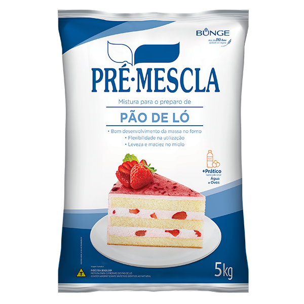 Pre Mistura Pre Mescla Pao De Lo 5kg Bunge Profissional