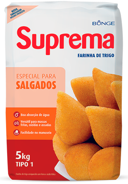 Farinha de Trigo Suprema para Salgados - 5kg - Papel