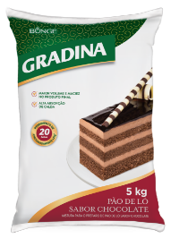 Pré Mistura Pão de Ló Chocolate Gradina - 5kg