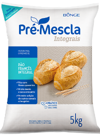 Pré Mistura Pré-Mescla Pão Francês Integral - 5kg