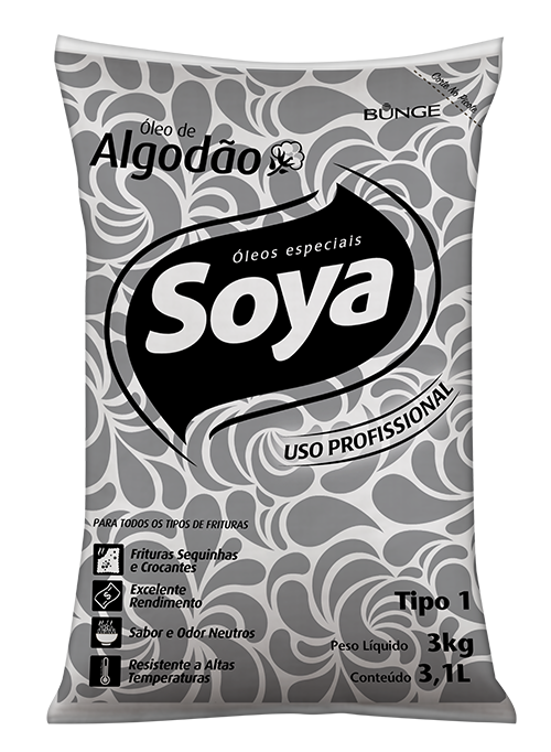 Óleo de Algodão Soya 6x3 kg