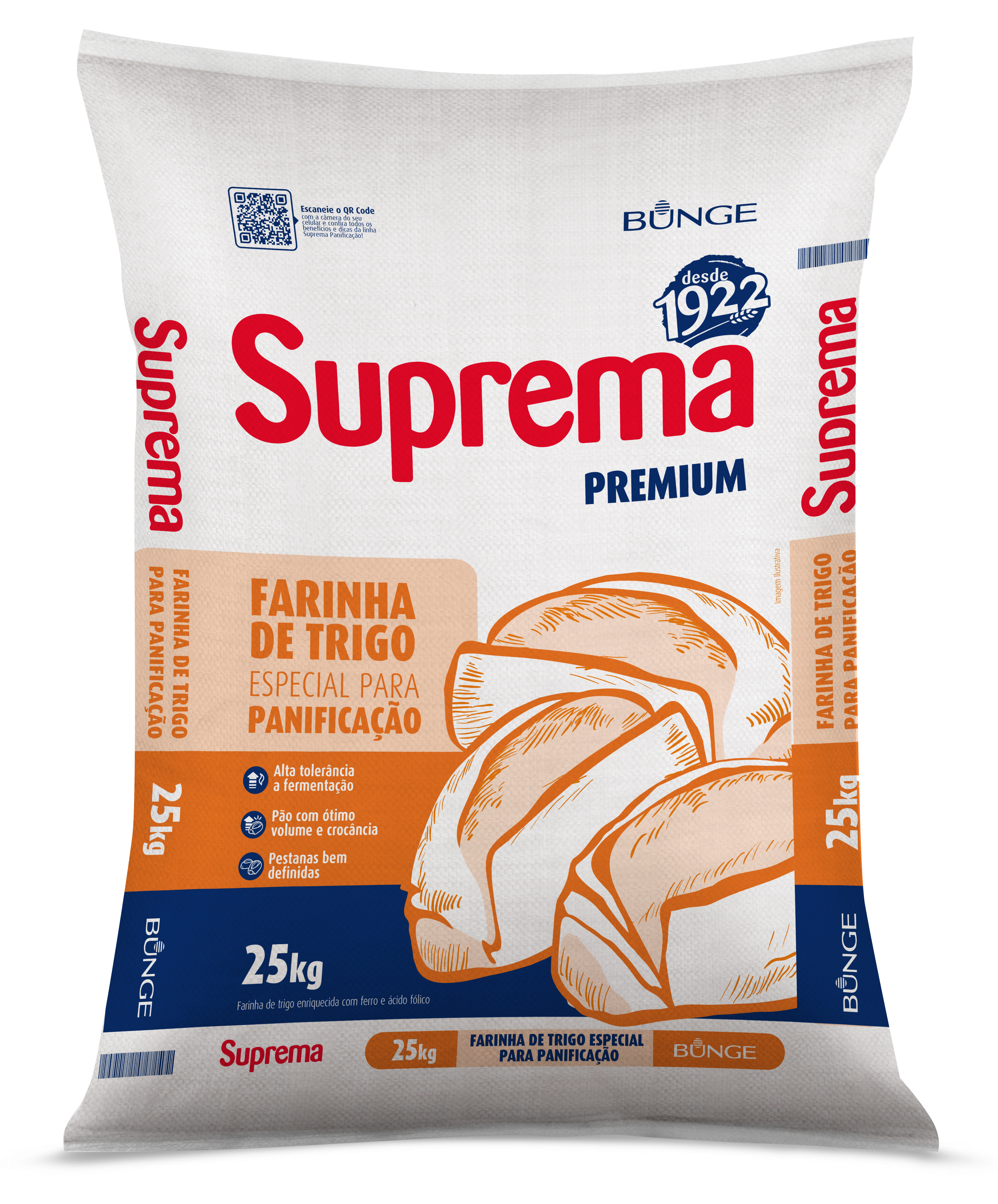 Farinha de Trigo Suprema Premium - 25kg
