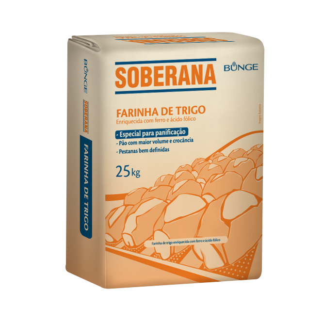 Farinha de Trigo Especial Soberana 25Kg  - Papel