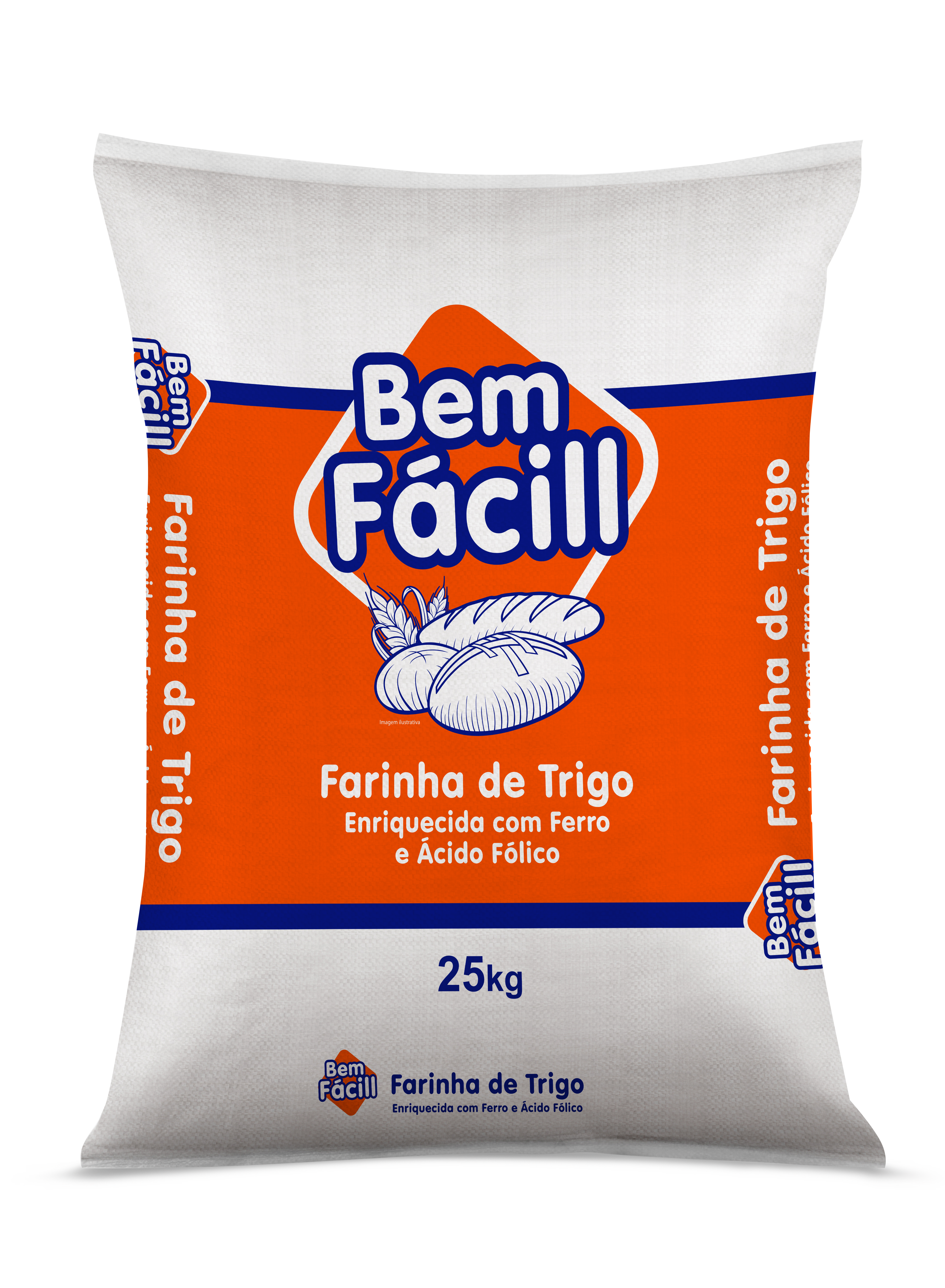 Farinha de Trigo Bem Fácill para Panificação 25kg