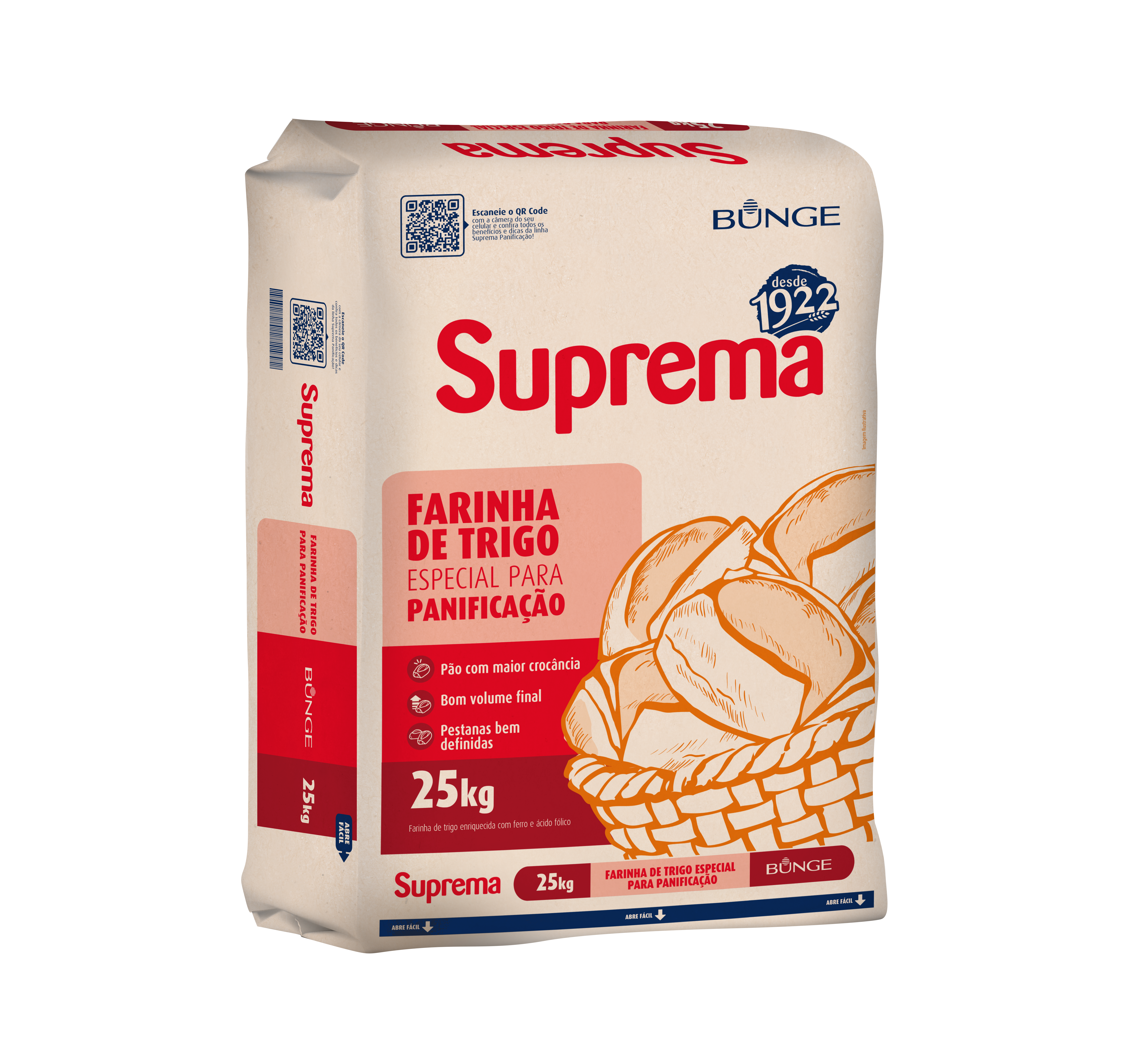 Farinha de Trigo Suprema Especial Panificação Papel - 25kg