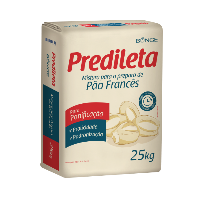 Pré Mistura Pão Francês Predileta 25kg Papel