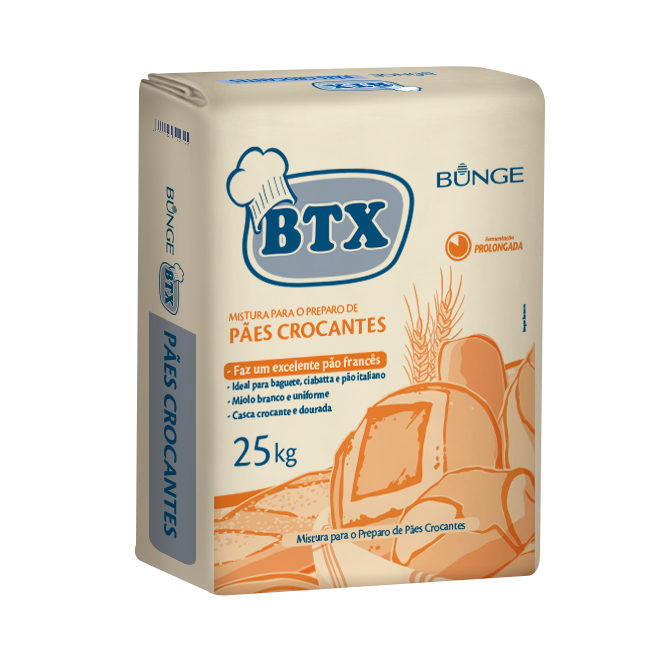 Pré Mistura BTX Pães Crocantes - 25kg Papel